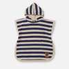 UV Poncho Navy/Sandy Stripe - UPF50+