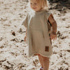 UV Poncho Sandy Beach/Olive Green - UPF50+