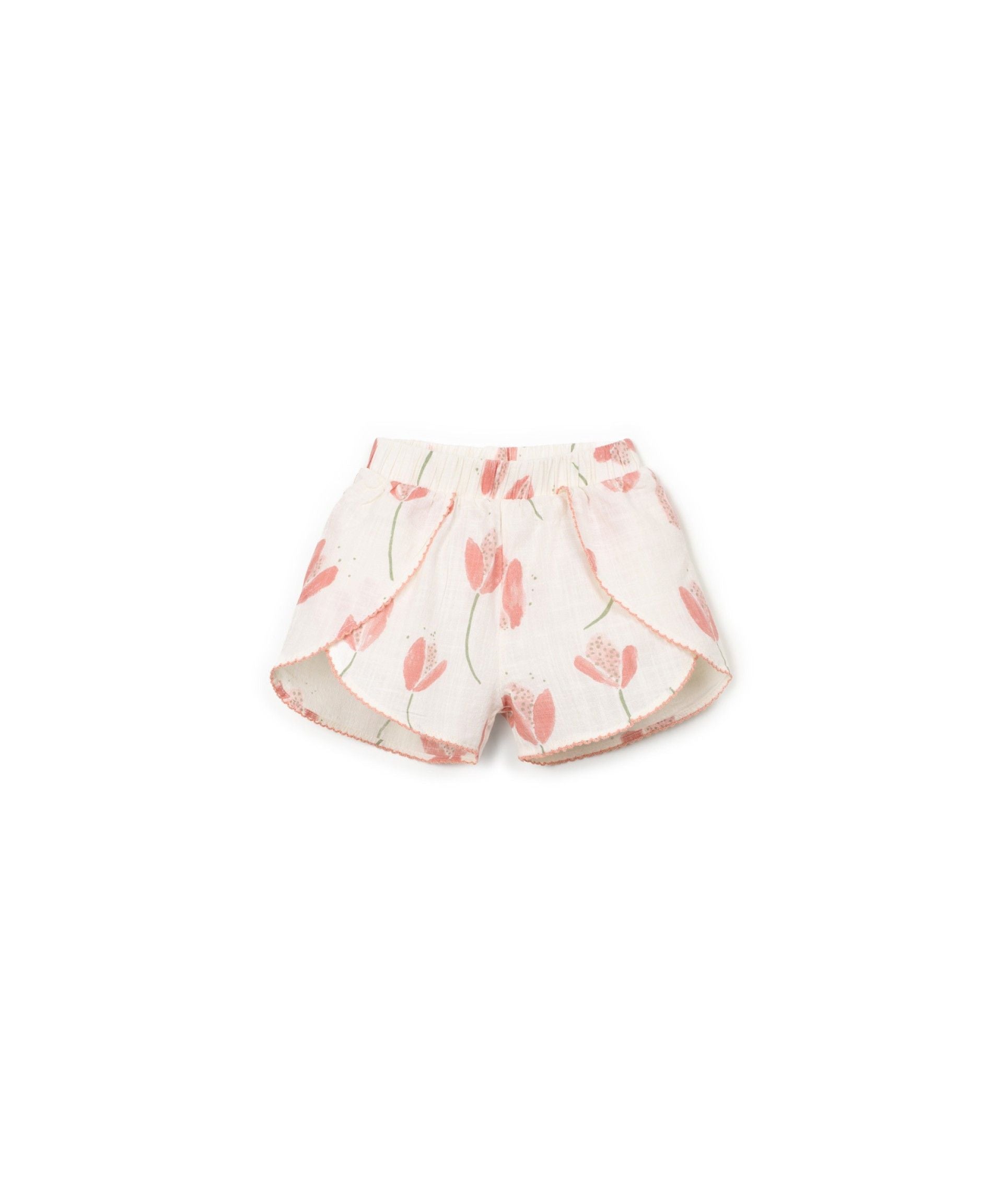 Gewebte Shorts mit Print