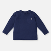 UV Langarmshirt Navy Blue - UPF50+