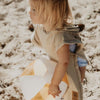 UV Poncho Sandy Beach/Olive Green - UPF50+
