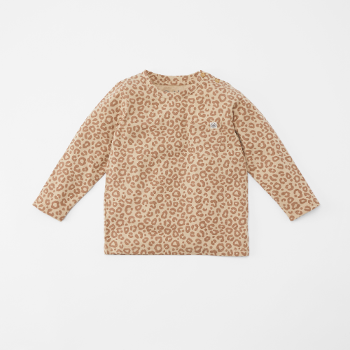 UV Langarmshirt Leopard Brown - UPF50+