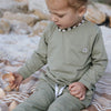 UV Langarmshirt Olive Green - UPF50+