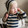 UV Baby-Overall Navy Stripe - UPF50+