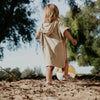 UV Poncho Sandy Beach/Olive Green - UPF50+