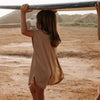UV Poncho Sandy Beach/Peanut Brown - UPF50+