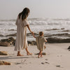UV Poncho Sandy Beach/Spicy Ginger - UPF50+