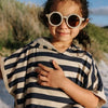 UV Poncho Navy/Sandy Stripe - UPF50+