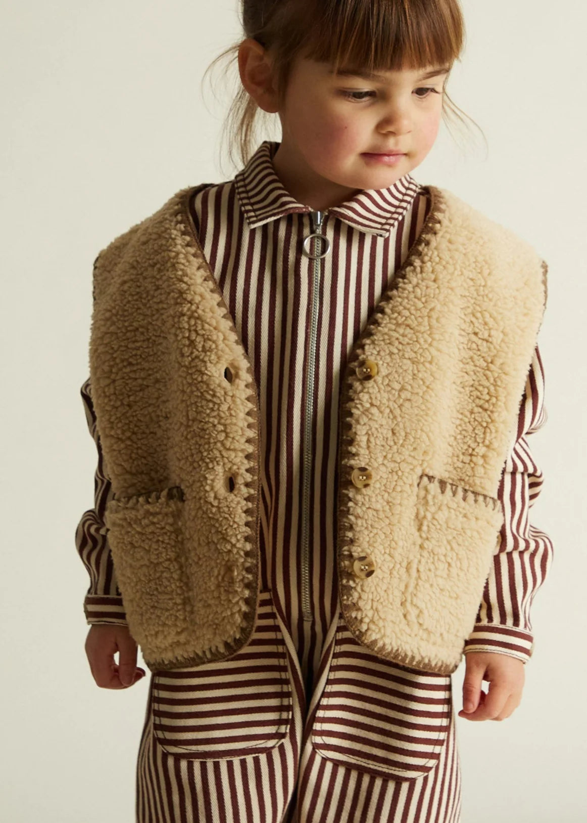 Amos Sand Folk Gilet