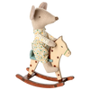 Schaukelpferd, Maus - Gepunktet