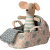 Tragetasche, Babymaus - Blau