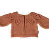 Strick-Cardigan, Grösse 4 - Vintage Rosa