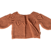 Strick-Cardigan, Grösse 4 - Vintage Rosa