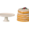 Partykuchen mit Tortenständer, Maus - Off-White