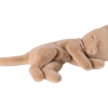 Schlafendes Plüschkätzchen, Klein - Creme-Pfirsich