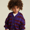 Eben Purple Stripe Cardigan