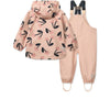 Manu Regenbekleidungs-Set - mega cherry heart / Rosey mix