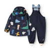 Manu Regenbekleidungs-Set - Dino roar / Classic navy