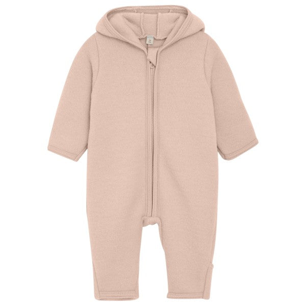 Woll-Fleece Overall Merinowolle - Mahogany Rose