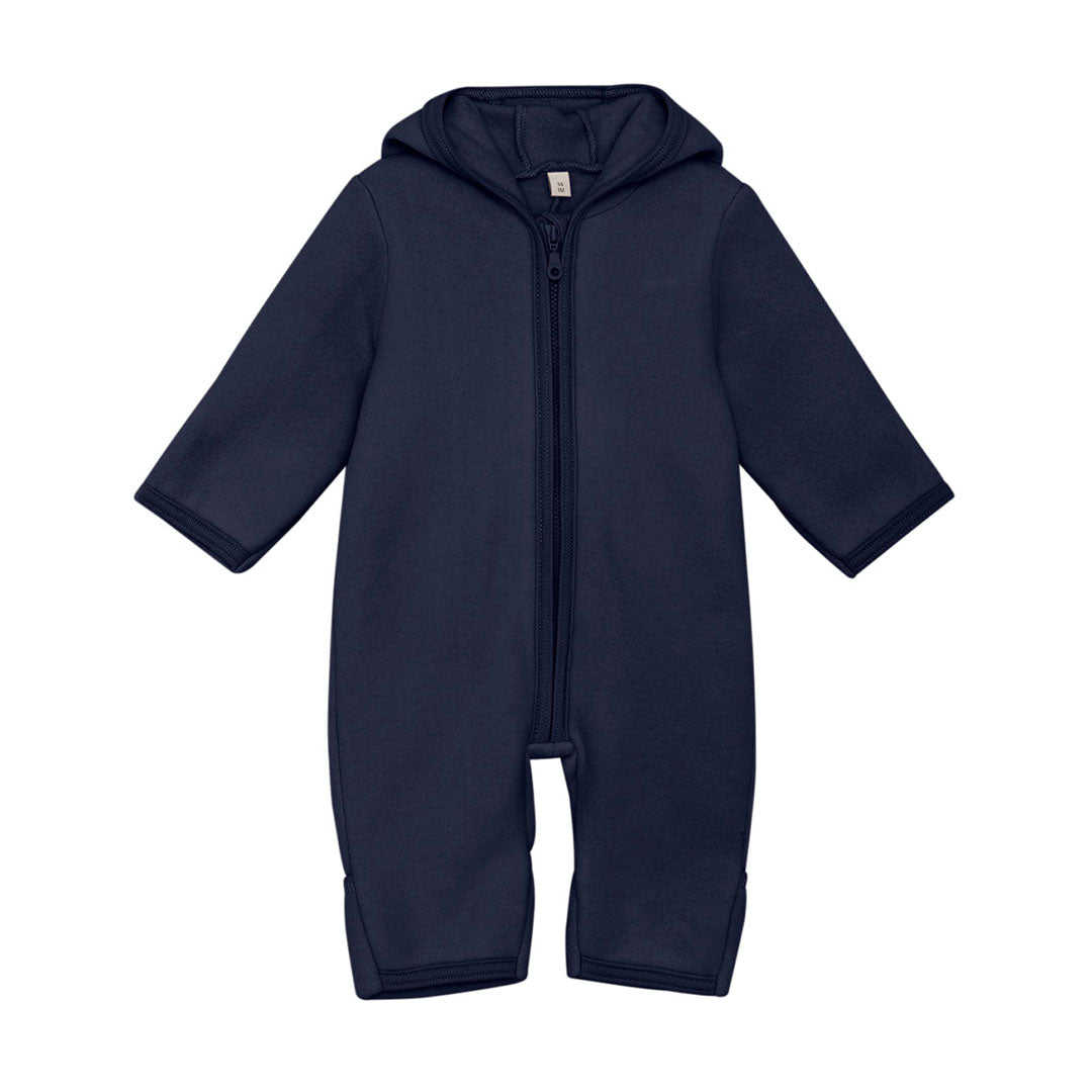 Baby-Overall Pram Suit Ears Cotton Fleece