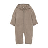 Baby-Overall Pram Suit Ears Cotton Fleece