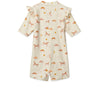 Amel Badeanzug mit Print in Jumpsuit-Passform in Dream / Ecru