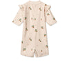 Amel Badeanzug mit Print in Jumpsuit-Passform in Peach / Sea shell