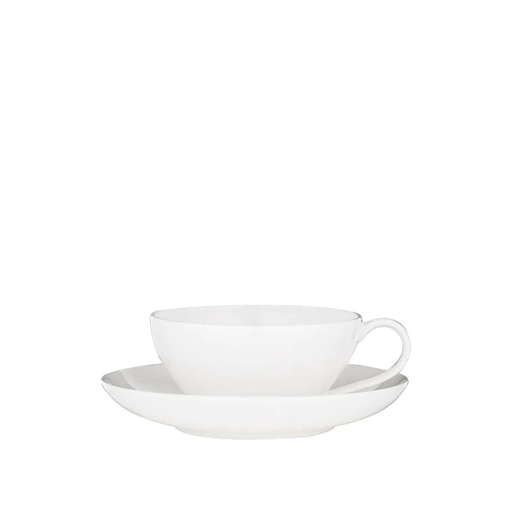 Porzellan-Teetasse und Unterteller 2er-Set
