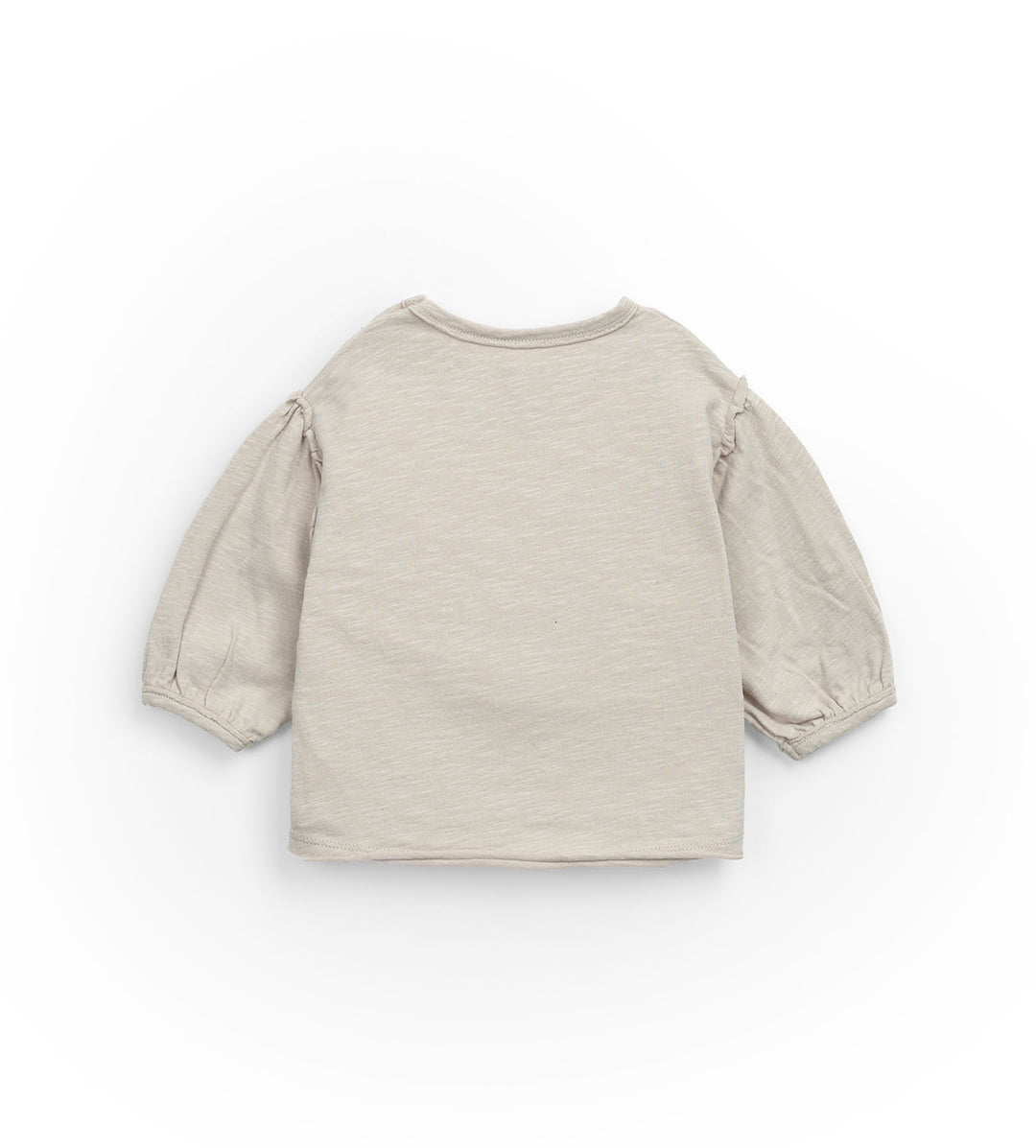 Flamé Jersey Langarm Baby T-Shirt mit Rüschendetail